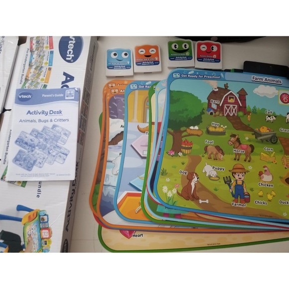 V Tech VTech Activity Desk Learning expansion pack preschool kindergarten - Picture 4 of 4